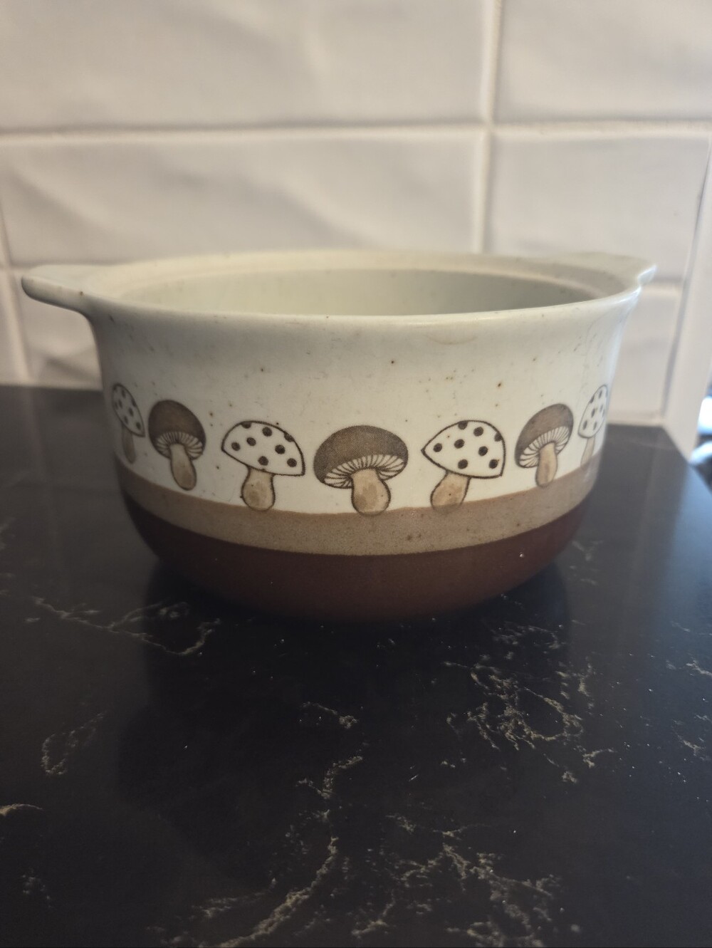 Vintage Otagiri Mushroom Baking Dish